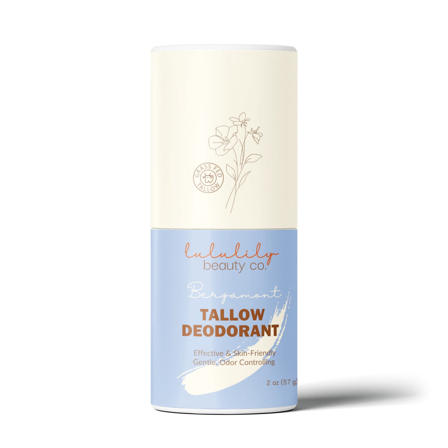 Women's Fresh Bergamont Natural Tallow Deodorant Stick - Fresh, Natural and Skin Friendly