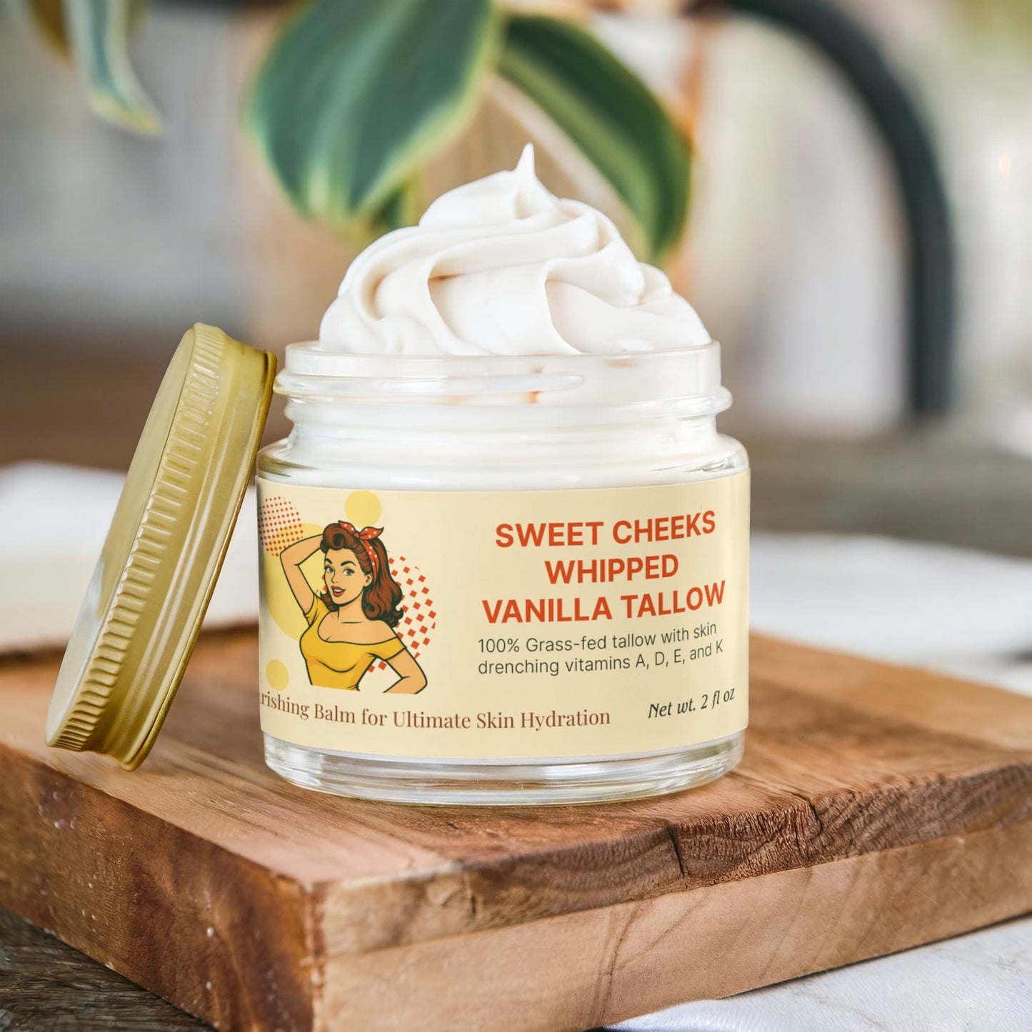 Limited Edition ✨ Whipped Grass-Fed Tallow Balm with Vanilla Bean