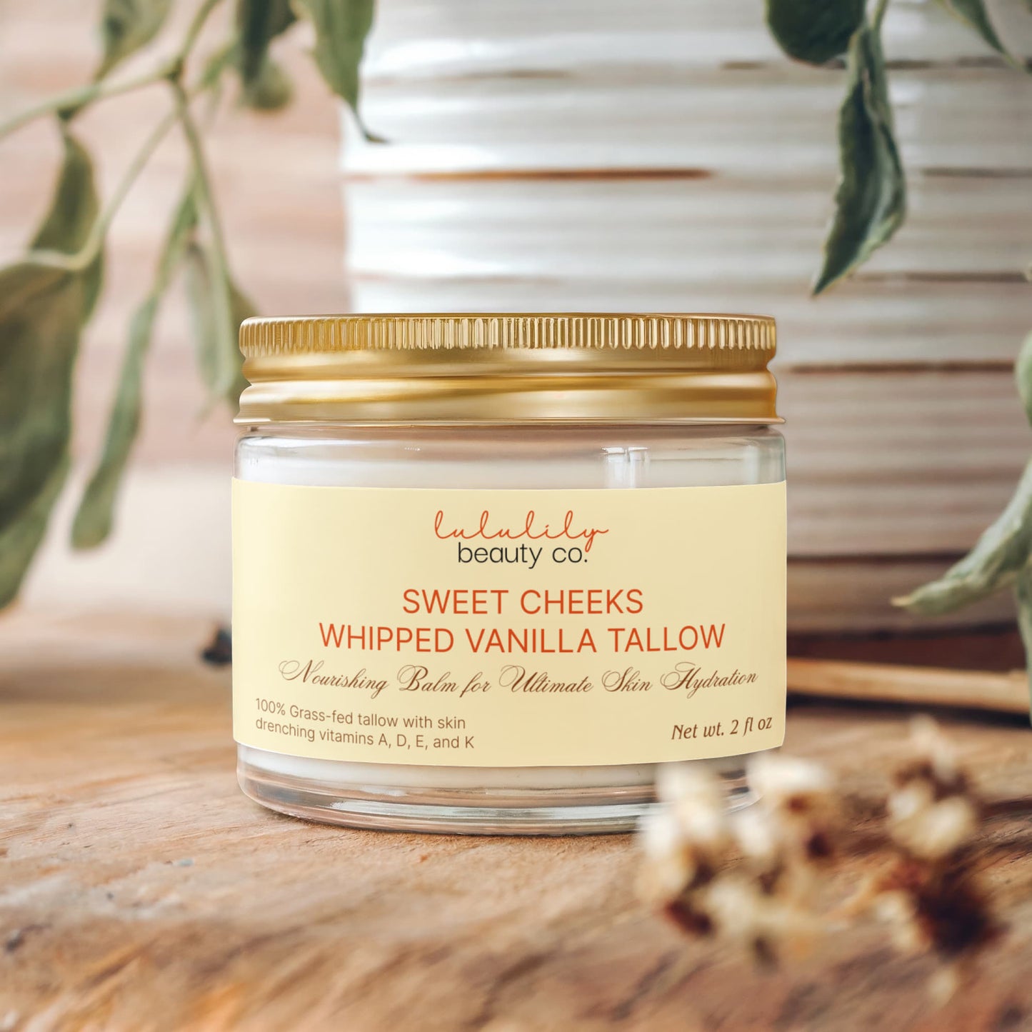 Every Day Essentials Whipped Grass-Fed Tallow Balm with Vanilla Bean