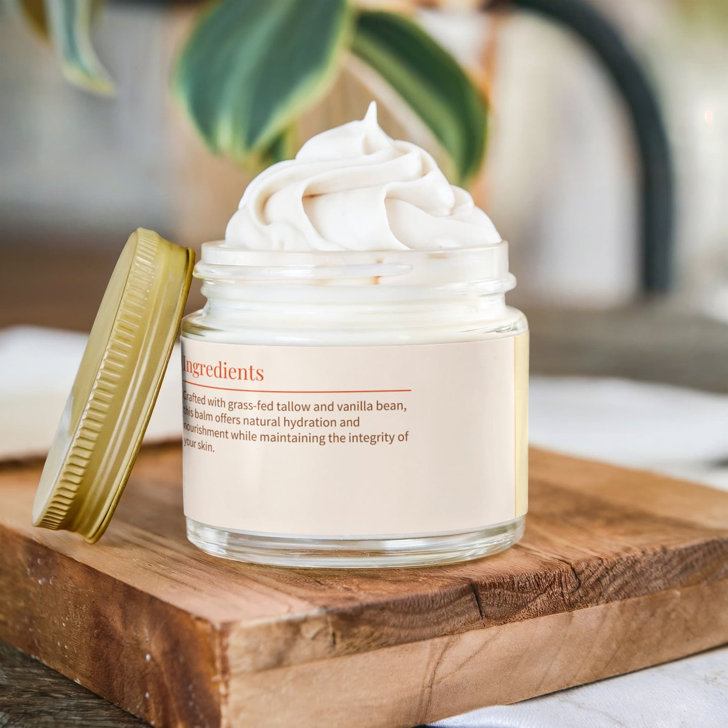 Every Day Essentials Whipped Grass-Fed Tallow Balm with Vanilla Bean