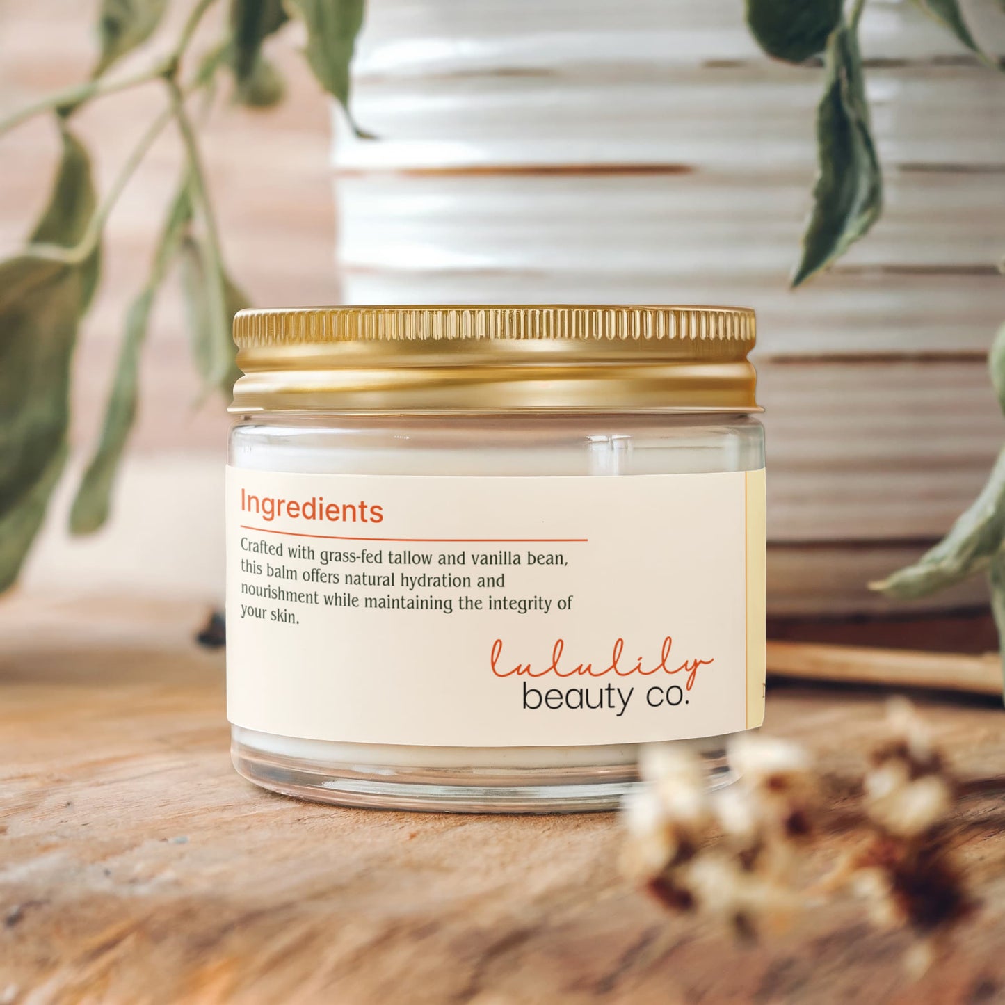 Limited Edition ✨ Whipped Grass-Fed Tallow Balm with Vanilla Bean