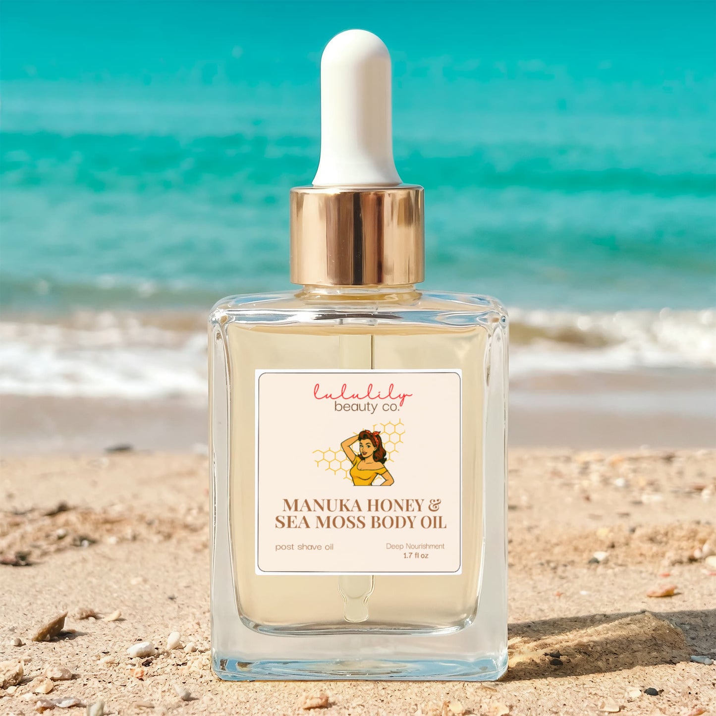 Refined Elegance Manuka Honey Sea Moss Post-Shave Oil ✨Limited Edition ✨