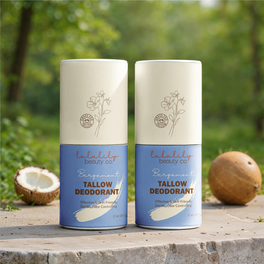 Women's Fresh Bergamont Natural Tallow Deodorant Stick - 2 Pack