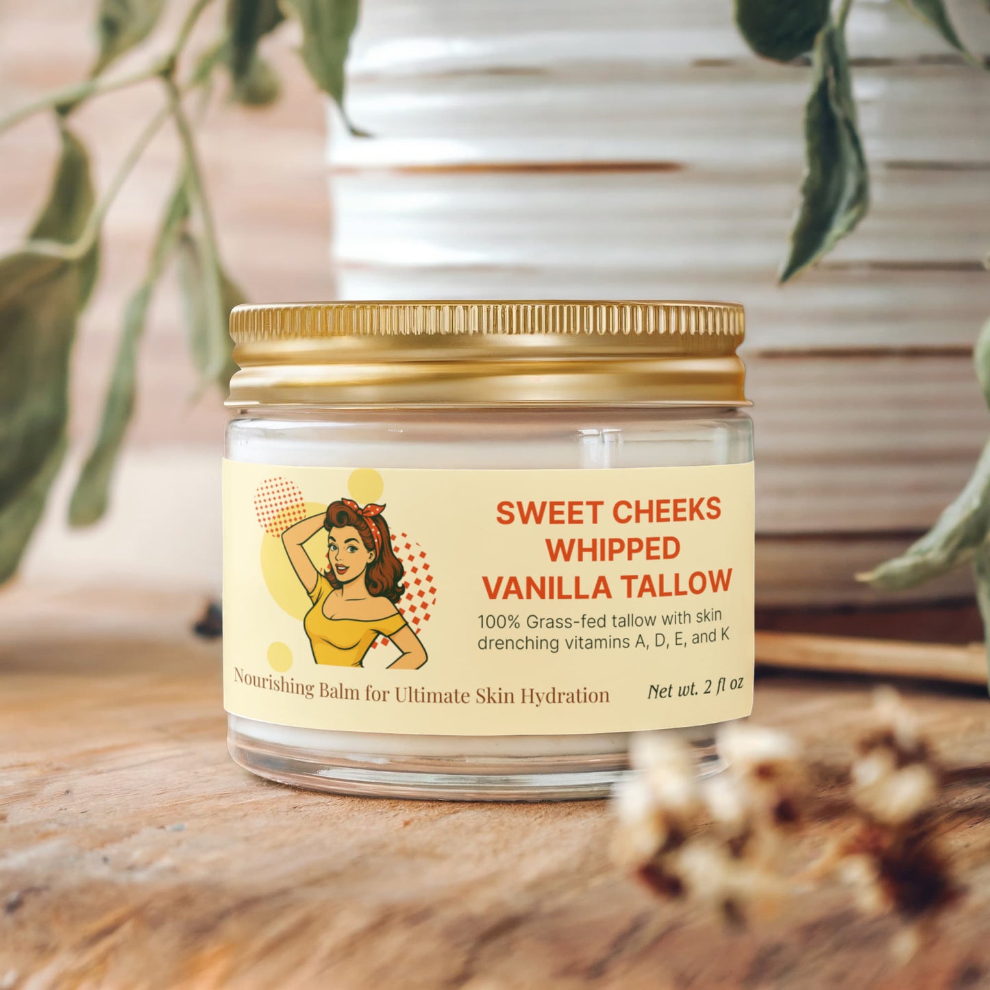 Limited Edition ✨  Whipped Grass-Fed Tallow Balm with Vanilla Bean