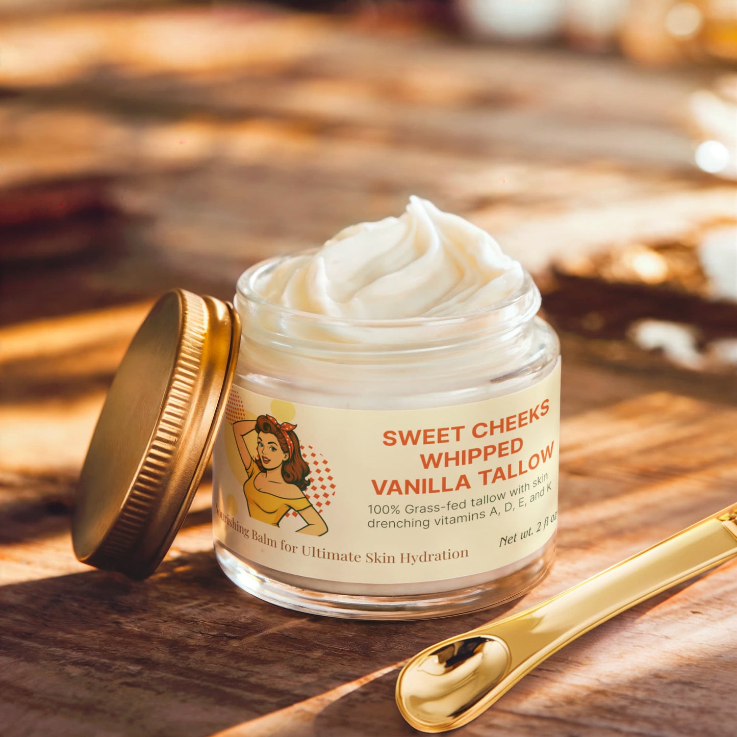 Limited Edition ✨  Whipped Grass-Fed Tallow Balm with Vanilla Bean